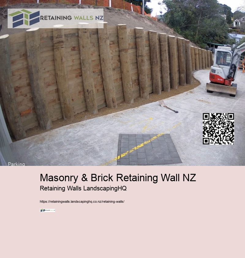 Redi Rock Retaining Wall Installation