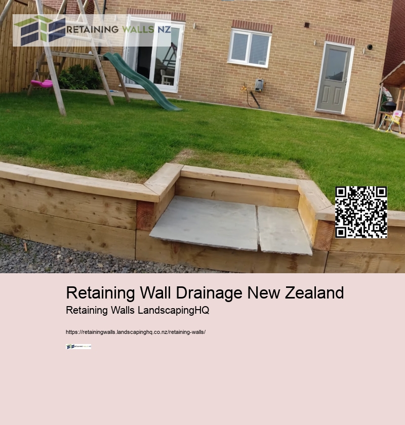 Timber Look Concrete Retaining Wall